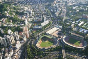 Estadios de la Ciudad Universitaria, Los Chaguaramos, Valle Abajo