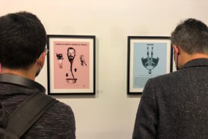 Inauguración de "Pasatiempos" de Alexander Apóstol en La Fábrica. Madrid, España, 22 de febrero de 2022: © Lucía Jiménez / Archivo Fotografía Urbana