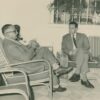 Juan Liscano y Rómulo Betancourt, Caracas, circa 1960 / Fotografía de Autor desconocido ©ArchivoFotografíaUrbana