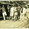 César Anzola, Edgar Anzola, Miguel Schon y María Luisa Ibarra de Schon, circa 1920. Fotografía de álbum familiar ©Archivo Fotografía Urbana