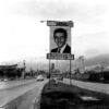 Pancarta de Ramos Giménez [Elecciones presidenciales de 1963]. Autor desconocido. ©Archivo Fotografía Urbana