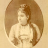 Retrato de dama de medio cuerpo. Próspero Rey. Caracas. Circa 1890