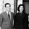 Juan Liscano junto a su esposa Carmen Cárdenas Gómez, 8 de noviembre de 1962 / Foto de autor desconocido ©ArchivoFotografíaUrbana